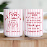 Best Friend Smile A Lot More - Personalized Mug