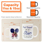 Best Friends Are Like Stars - Personalized Mug