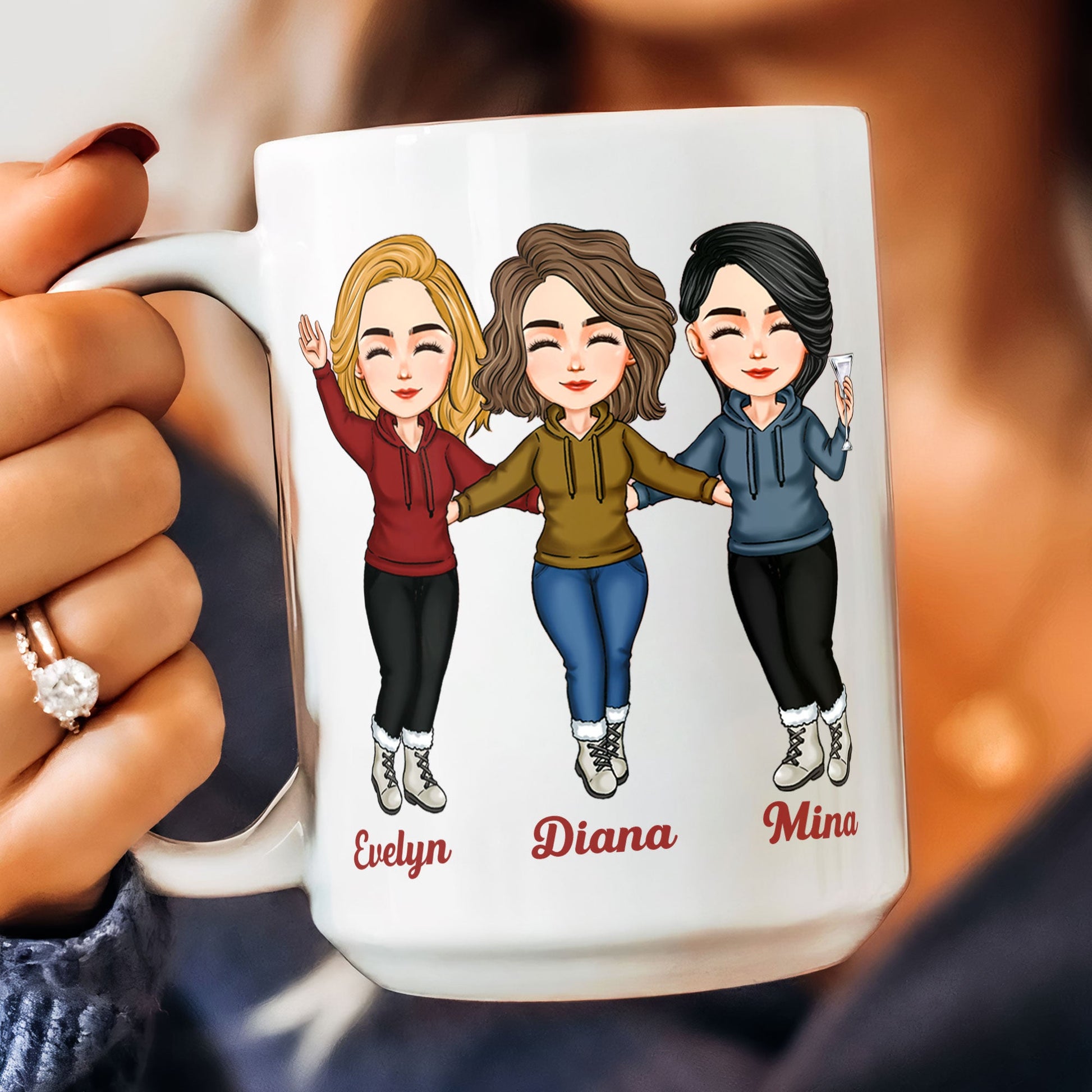 16 ounce ceramic coffee mugs Custom 16 oz. Ceramic Bistro LazerMug main image 0