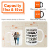 Best Friends Because We&#39;re Both F*cked In The Head - Personalized Mug