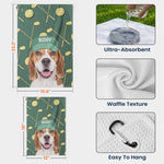 Best Golf Buddy Custom Pet Photo For Golf Lovers, Pet Lovers - Personalized Photo Golf Towel