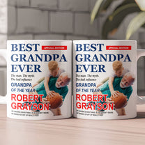 Best Grandpa Ever Special Edition - Personalized Photo Mug