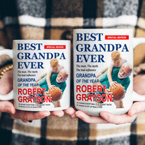 Best Grandpa Ever Special Edition - Personalized Photo Mug
