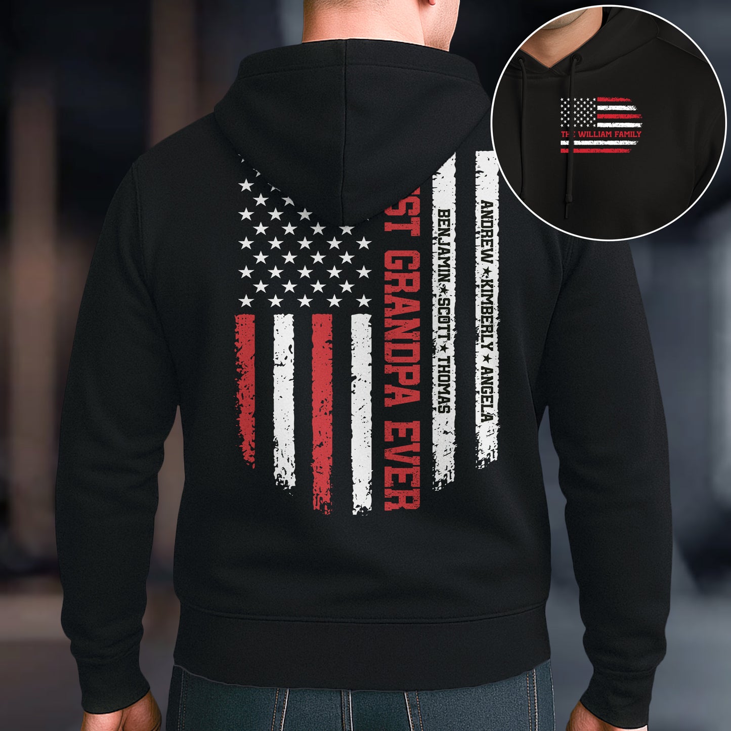 Best Grandpa Ever, Best Dad Ever - Custom With Kids' Names - Personalized Shirt