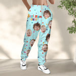 Best Mom Ever - Personalized Photo Sweatpants