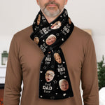 Best Mom Ever Custom Kid Face - Personalized Photo Fleece Scarf