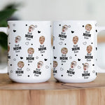Best Mom Ever Custom Kids' Faces - Personalized Photo Mug