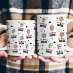 Best Mom Ever Custom Kids' Faces - Personalized Photo Mug