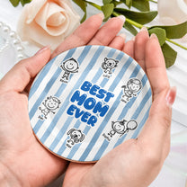 Best Mom Ever Doodle - Personalized Jewelry Dish