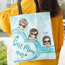 Best Mom Ever, Best Mama Ever - Personalized Tote Bag