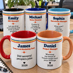 Best Of The Year Funny Coworker White Elephant Bulk Gag Gift Sarcastic - Personalized Mug