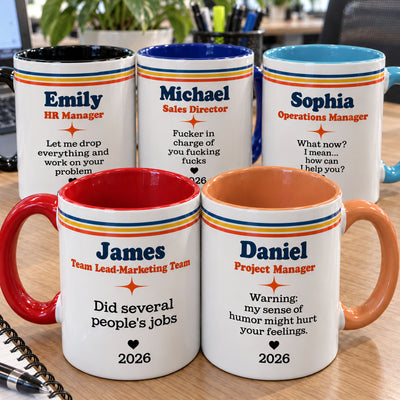 Best Of The Year Funny Coworker White Elephant Bulk Gag Gift Sarcastic - Personalized Mug