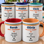 Best Of The Year Funny Coworker White Elephant Bulk Gag Gift Sarcastic - Personalized Mug