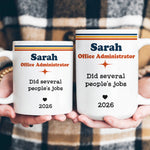Best Of The Year Funny Coworker White Elephant Bulk Gag Gift Sarcastic - Personalized Mug