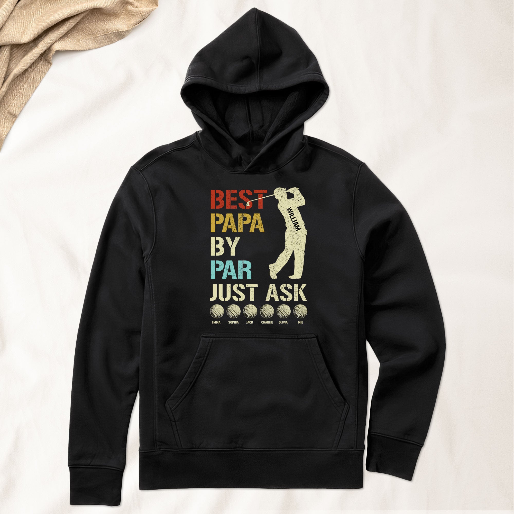 Best Papa By Par Just Ask Shirt