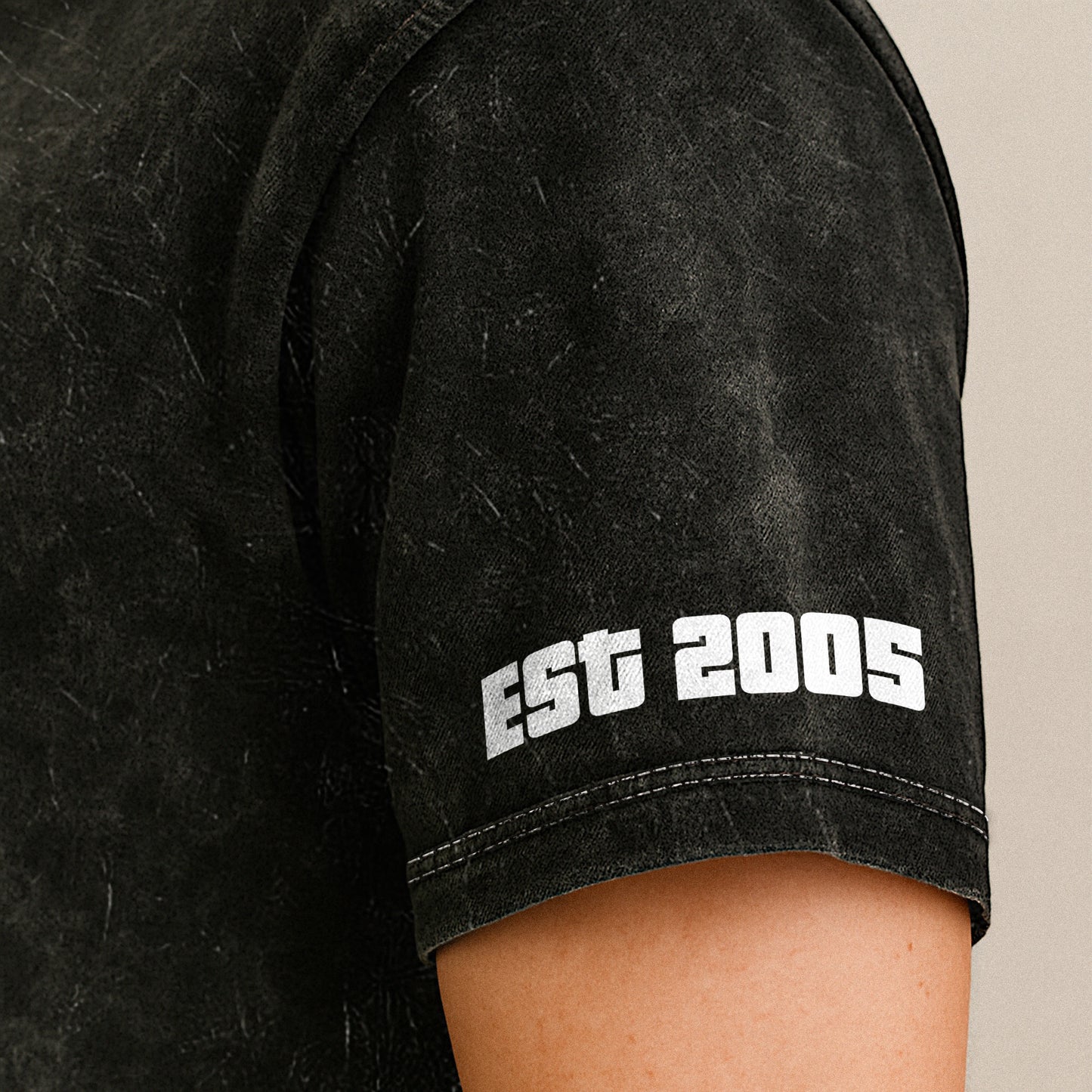 Best Papa Ever - Personalized Acid Wash T‑Shirt