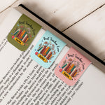 Best Teacher Ever - Personalized Leather Magnetic Bookmark
