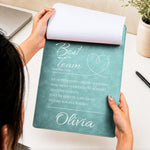 Best Team Bulk Journals Corporate Gift For Coworker - Personalized Clipboard