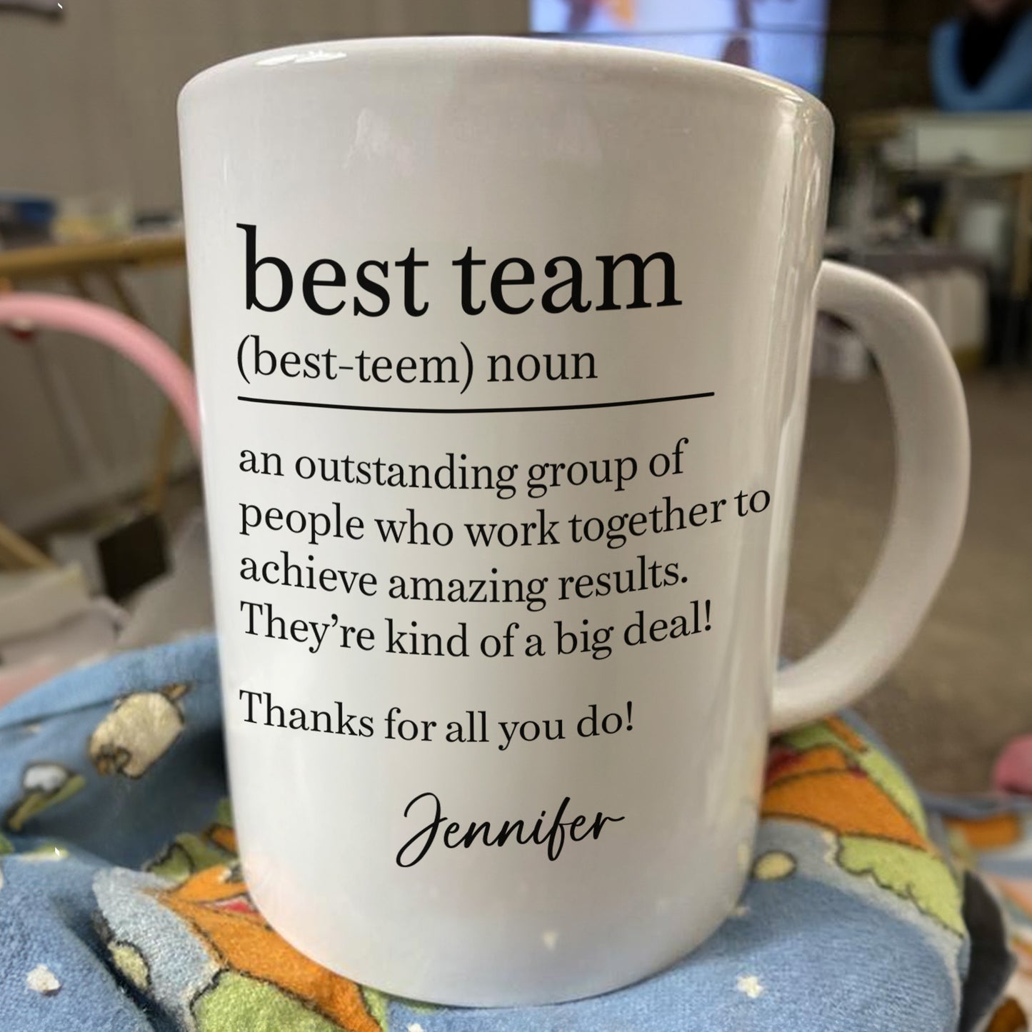 Best Team - Coworker Appreciation Thank You Gifts For Employee - Personalized Mug