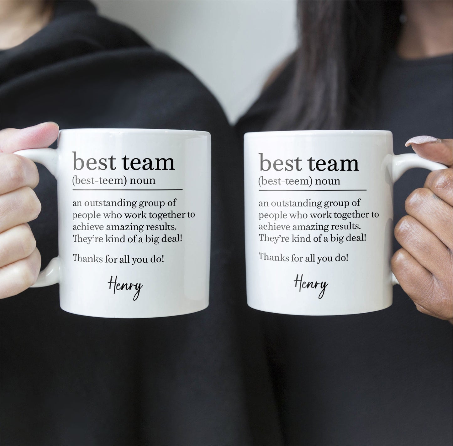 Best Team - Coworker Appreciation Thank You Gifts For Employee - Personalized Mug