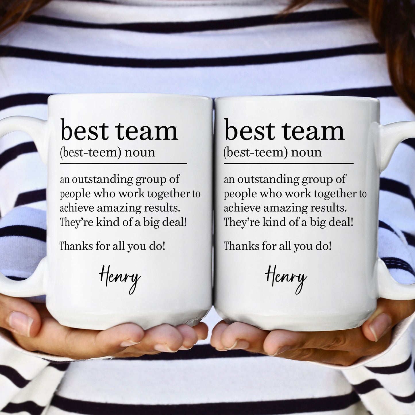 Best Team - Coworker Appreciation Thank You Gifts For Employee - Personalized Mug