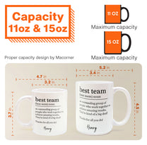 Best Team - Coworker Appreciation Thank You Gifts For Employee - Personalized Mug