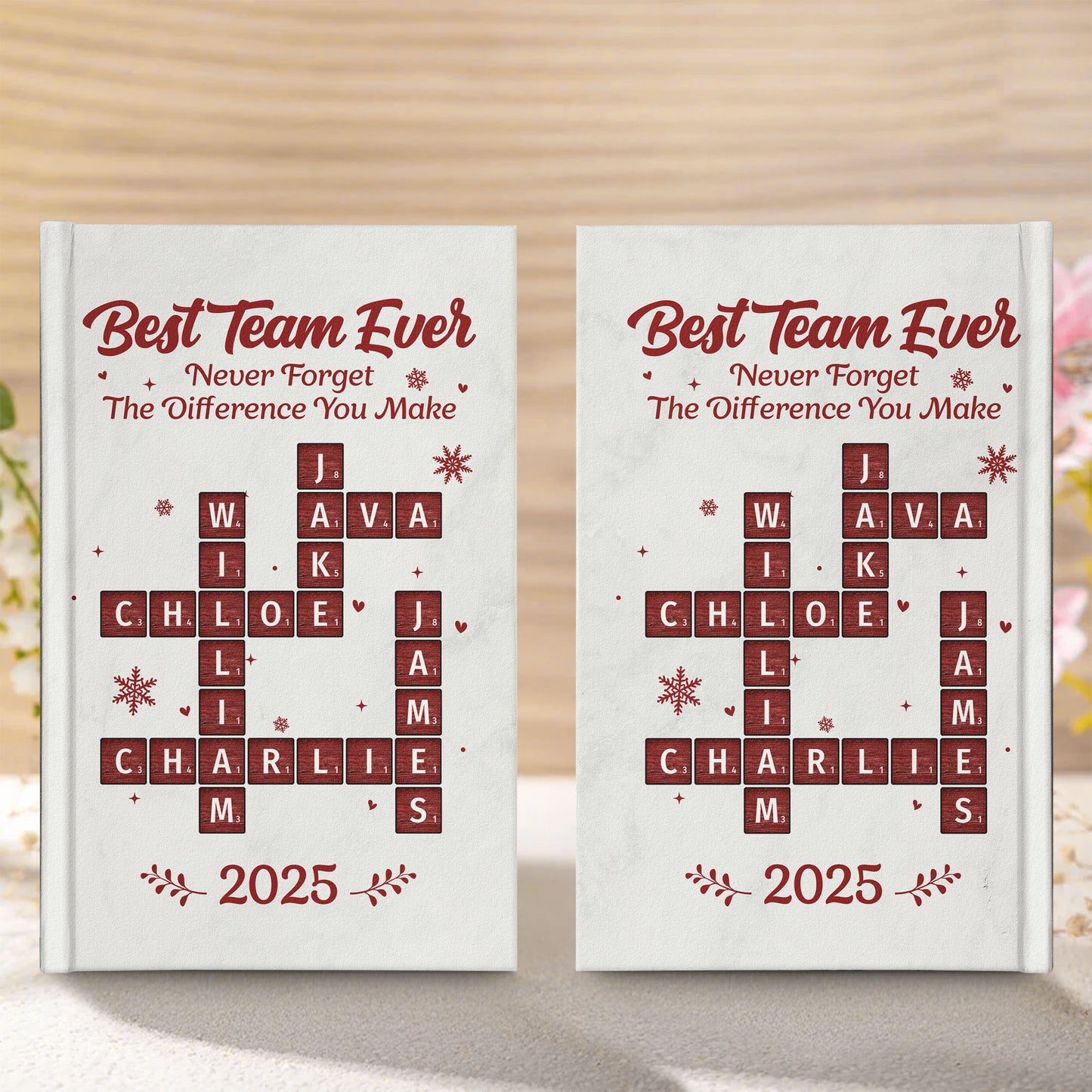 Best Team Ever - Personalized Hardcover Journal