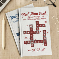 Best Team Ever - Personalized Hardcover Journal