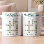 Best Team Ever Scrabble New Style - Personalized Mug