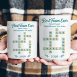 Best Team Ever Scrabble New Style - Personalized Mug