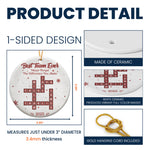 Best Team Ever Scrabble - Personalized Ceramic Ornament