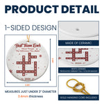 Best Team Ever Scrabble - Personalized Ceramic Ornament
