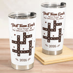 Best Team Ever Scrabble - Personalized Tumbler Cup