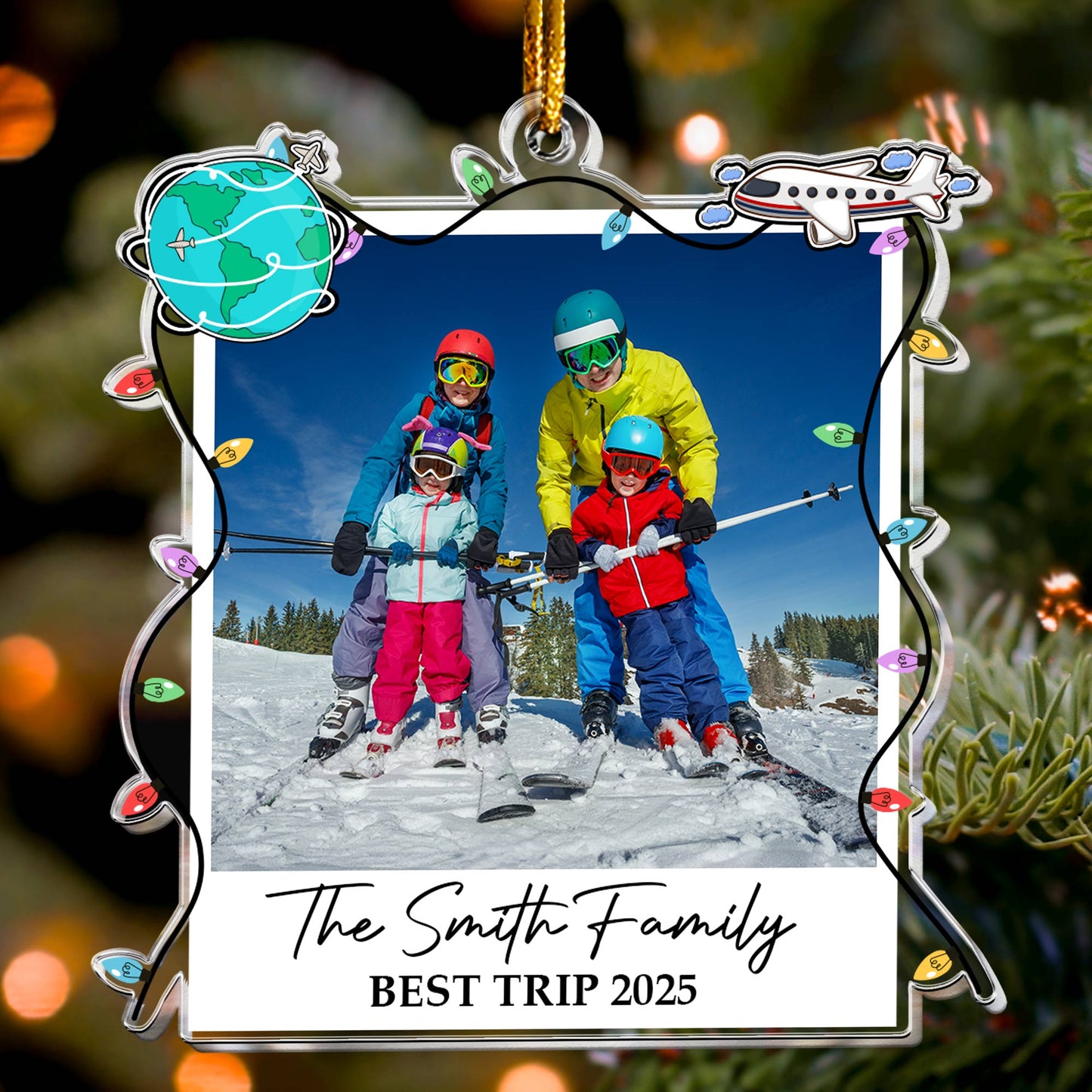 Best Trip Family - Personalized Acrylic Ornament