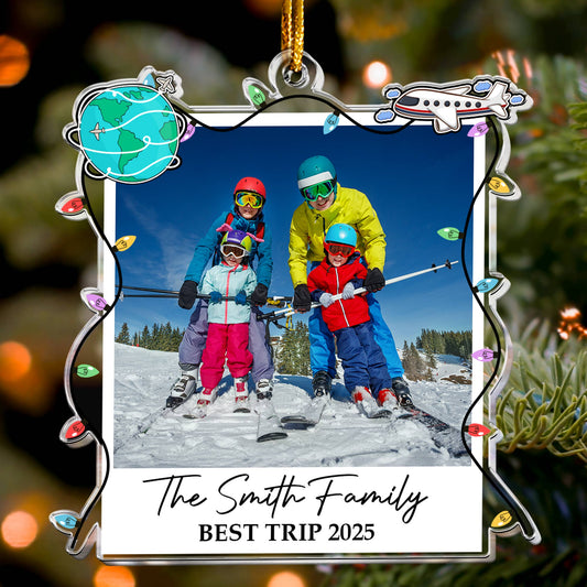 Best Trip Family - Personalized Acrylic Ornament