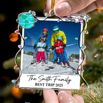 Best Trip Family - Personalized Acrylic Ornament