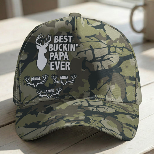 Best-Buckin'-Dad,-Grandpa-Ever-Personalized-Cap-1