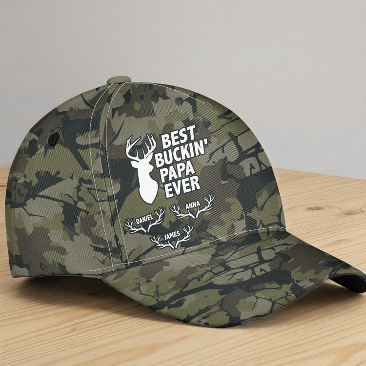 Best-Buckin'-Dad,-Grandpa-Ever-Personalized-Cap-2