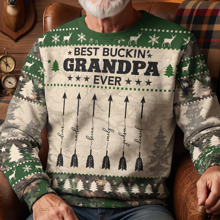 Best-Buckin'-Papa-Ever-Personalized-Sweater-1