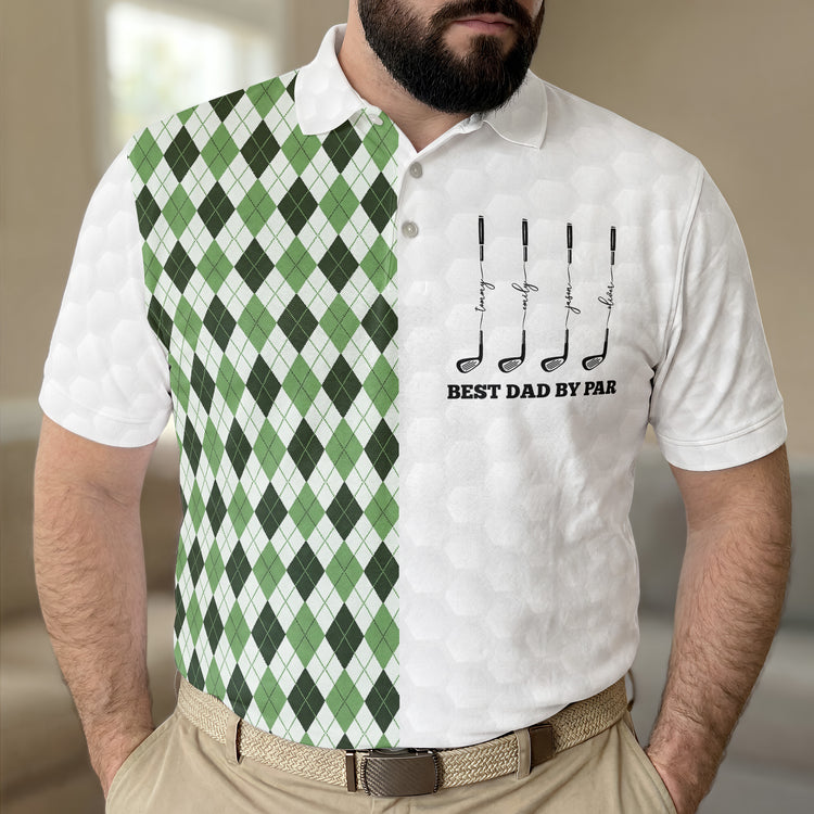 Best-Dad-By-Par,-Best-Grandpa-By-Par,-Father'S-Day-Gift-For-Dad,-Grandpa-Personalized-Polo-Shirt-1
