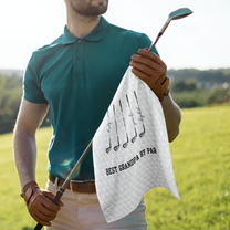 Best-Dad-By-Par,-Best-Grandpa-By-Par-Personalized-Golf-Towel-4