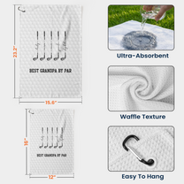 Best-Dad-By-Par,-Best-Grandpa-By-Par-Personalized-Golf-Towel-6