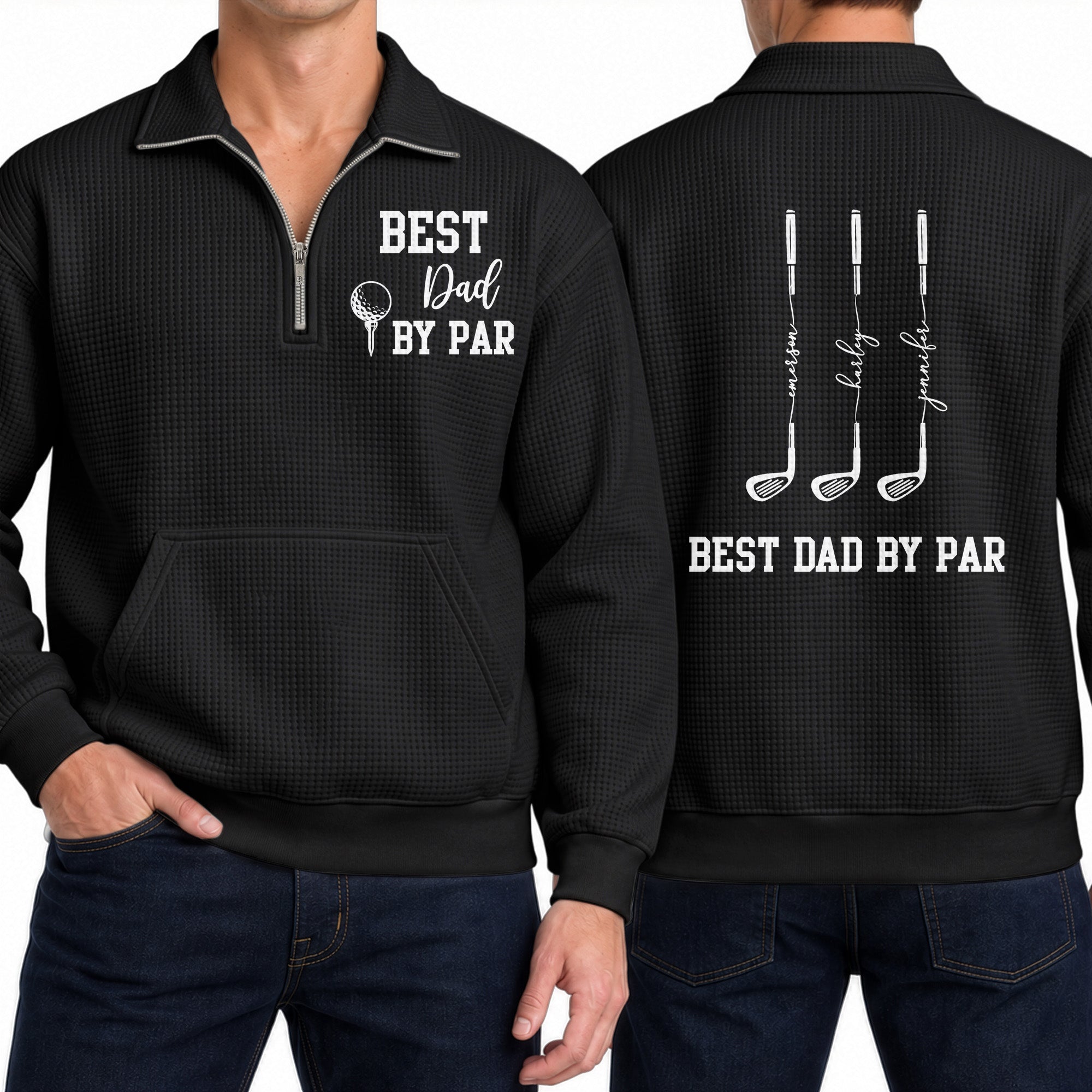 Best-Dad-By-Par,-Best-Grandpa-By-Par-Personalized-Sweatshirt-1