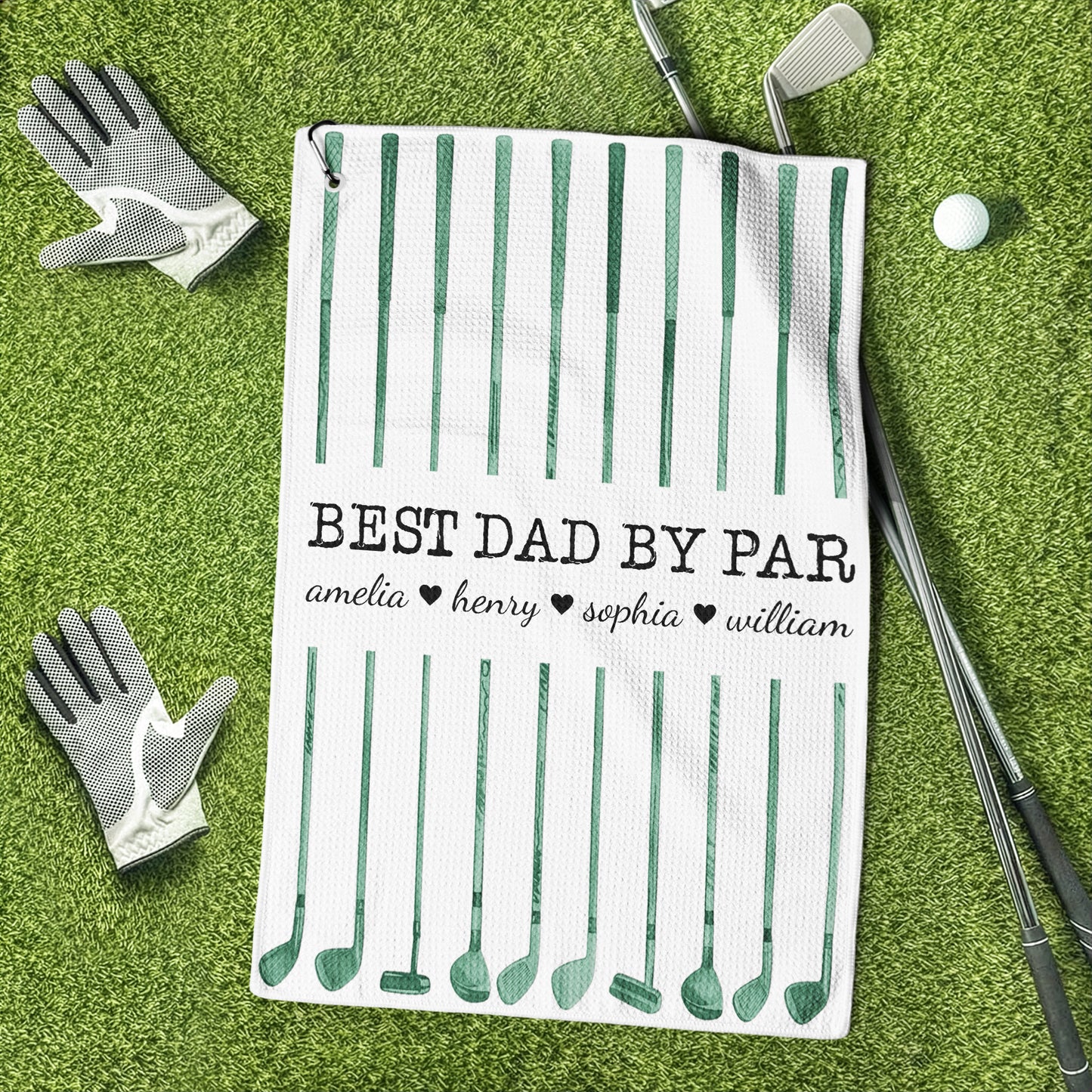 Best-Dad-By-Par-Custom-Name-Golf-Dad-Fathers-Day-Gift-Personalized-Golf-Towel-2