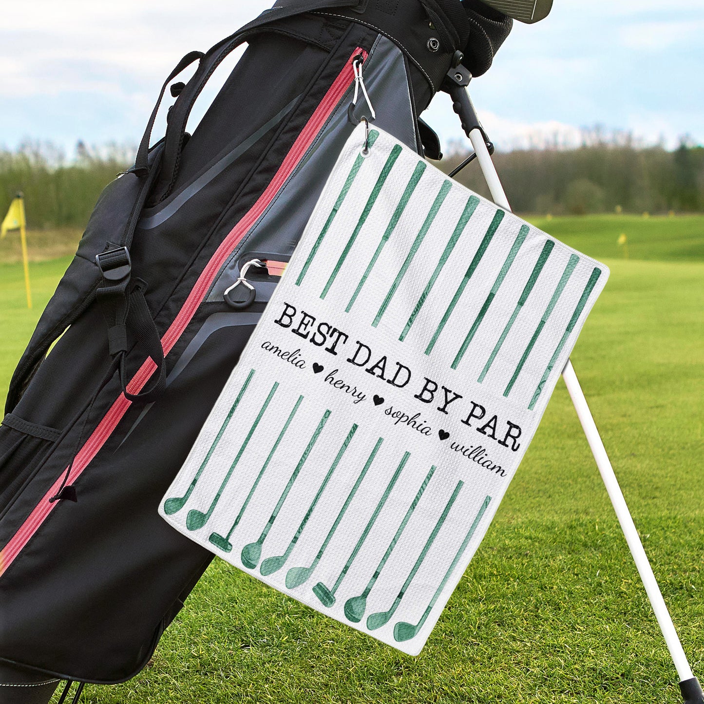Best-Dad-By-Par-Custom-Name-Golf-Dad-Fathers-Day-Gift-Personalized-Golf-Towel-3