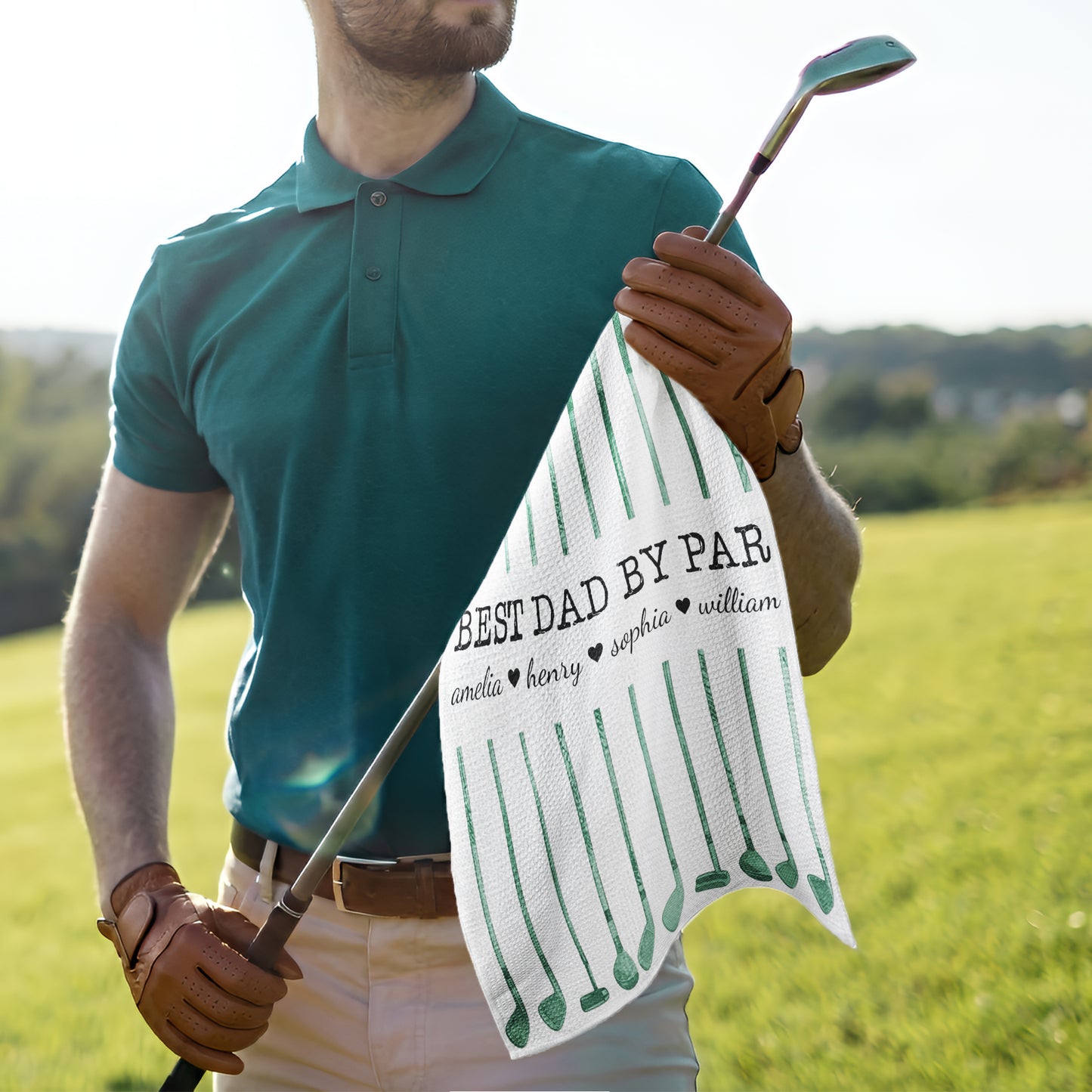 Best-Dad-By-Par-Custom-Name-Golf-Dad-Fathers-Day-Gift-Personalized-Golf-Towel-4