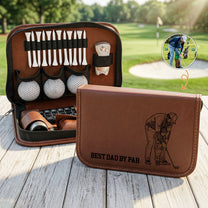 Best-Dad-By-Par-Custom-Photo-Sketch-Line-Art-Personalized-Golf-Bag-1