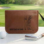 Best-Dad-By-Par-Custom-Photo-Sketch-Line-Art-Personalized-Golf-Bag-2