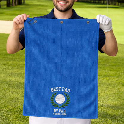 Best_Dad_By_Par_Personalized_Golf_Towel_2
