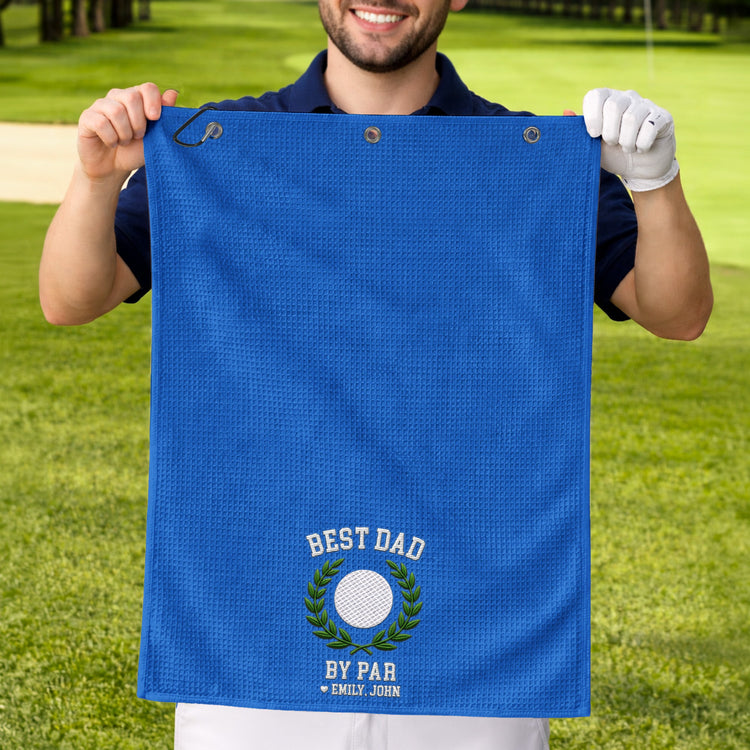 Best_Dad_By_Par_Personalized_Golf_Towel_2